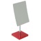Square Countertop 2.5x Makeup Mirror in Red